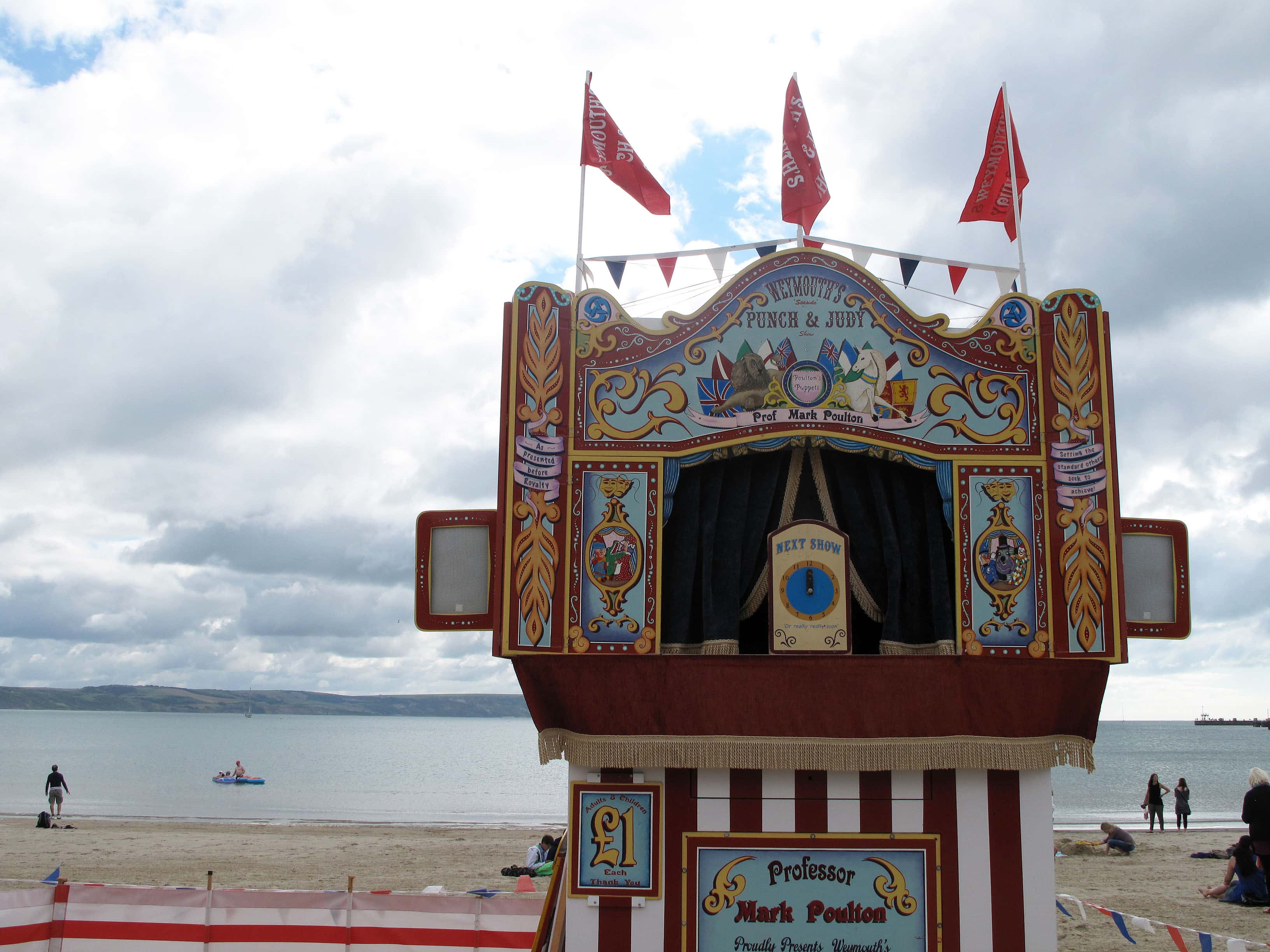 Itinerario Galles e Inghilterra del Sud: viaggio tra fari e scogliere bianche inglesi 37 Teatrino marionette Weymouth