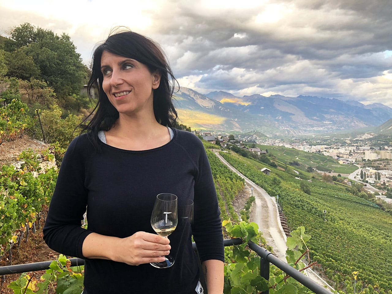 Degustare il vino del Vallese: Le Tambourin - Svizzera 8 Degustazione in vigna in Svizzera
