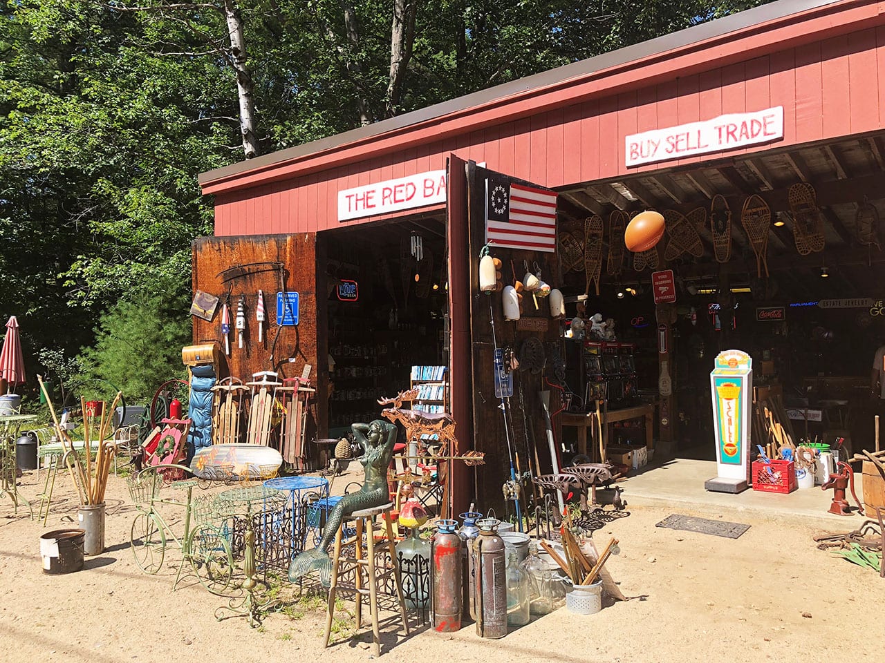 New Hampshire: cosa vedere alle White Mountains 49 negozi di antiquariato ai bordi della strada nel New Hampshire