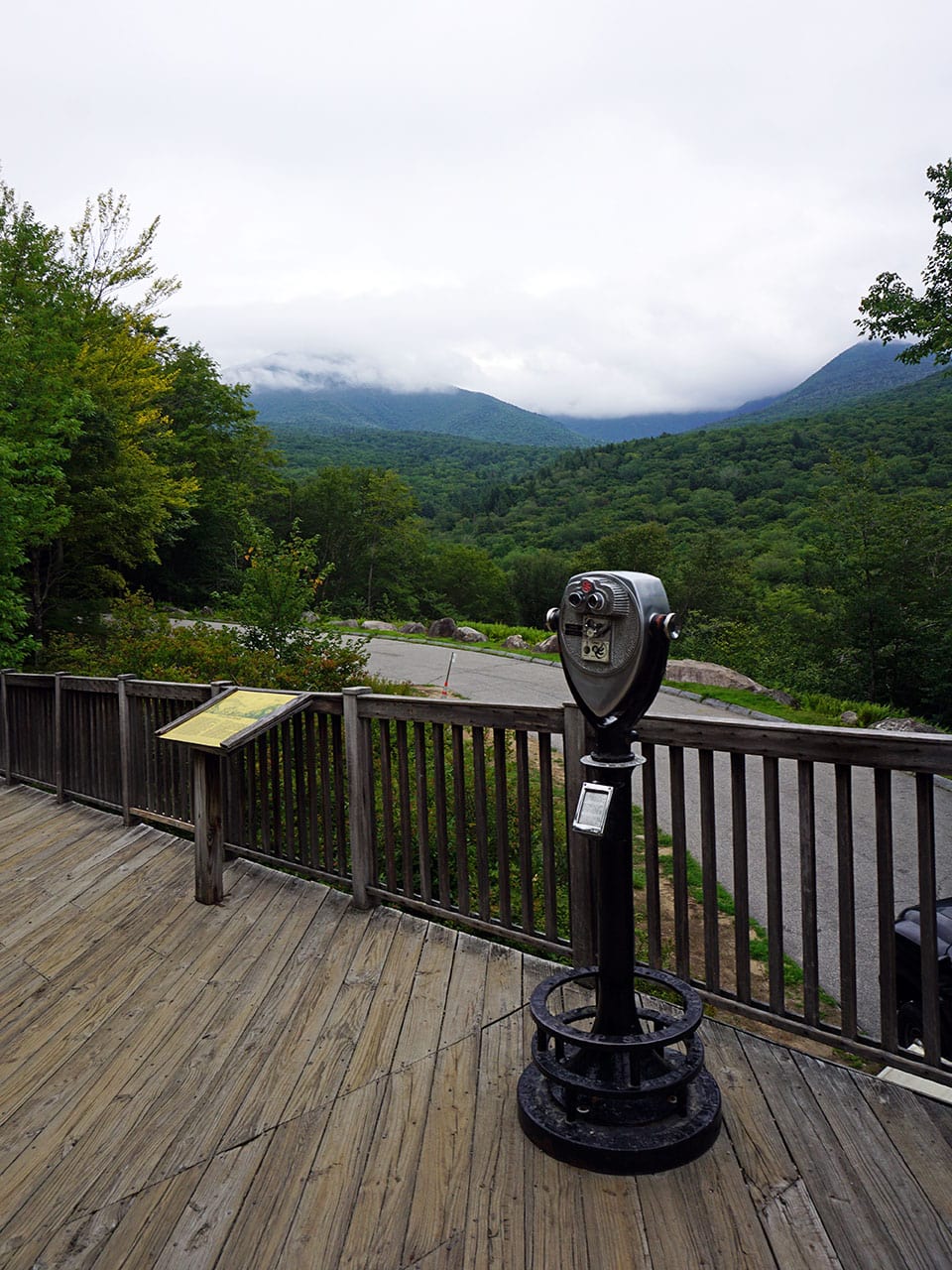 White Mountains: visitare il Flume Gorge nel Franconia Notch State Park - New Hampshire 1 visitor center al Flume Gorge alle White Mountains