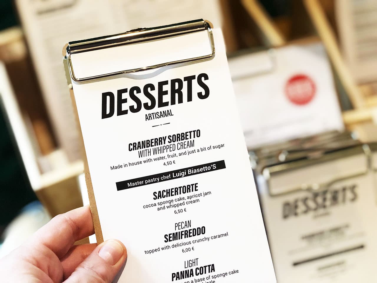Pizza gourmet Milano: la proposta di Berberè 10 La carta dei dolci