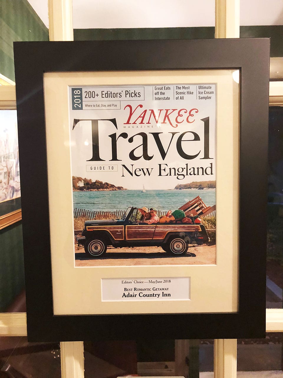 Dormire alle White Mountains: Adair Country Inn 2 Dormire alle White Mountains la copertina dello Yankee Magazine