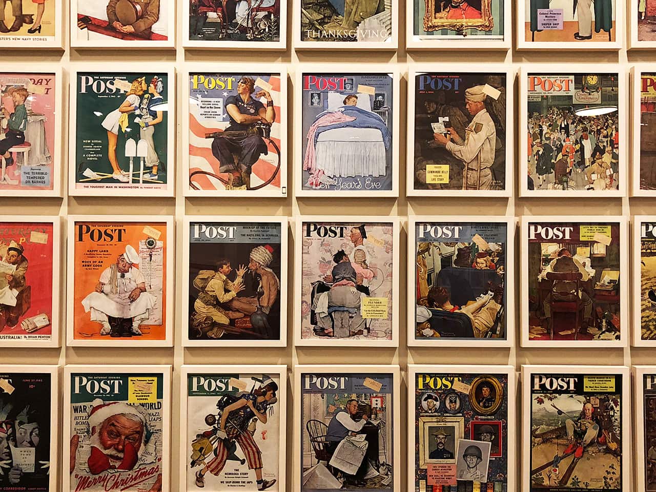 Visitare il Norman Rockwell Museum - Stockbridge, Massachusetts 6 visitare il Norman Rockwell Museum a Stockbridge copertine del The Saturday Evening Post