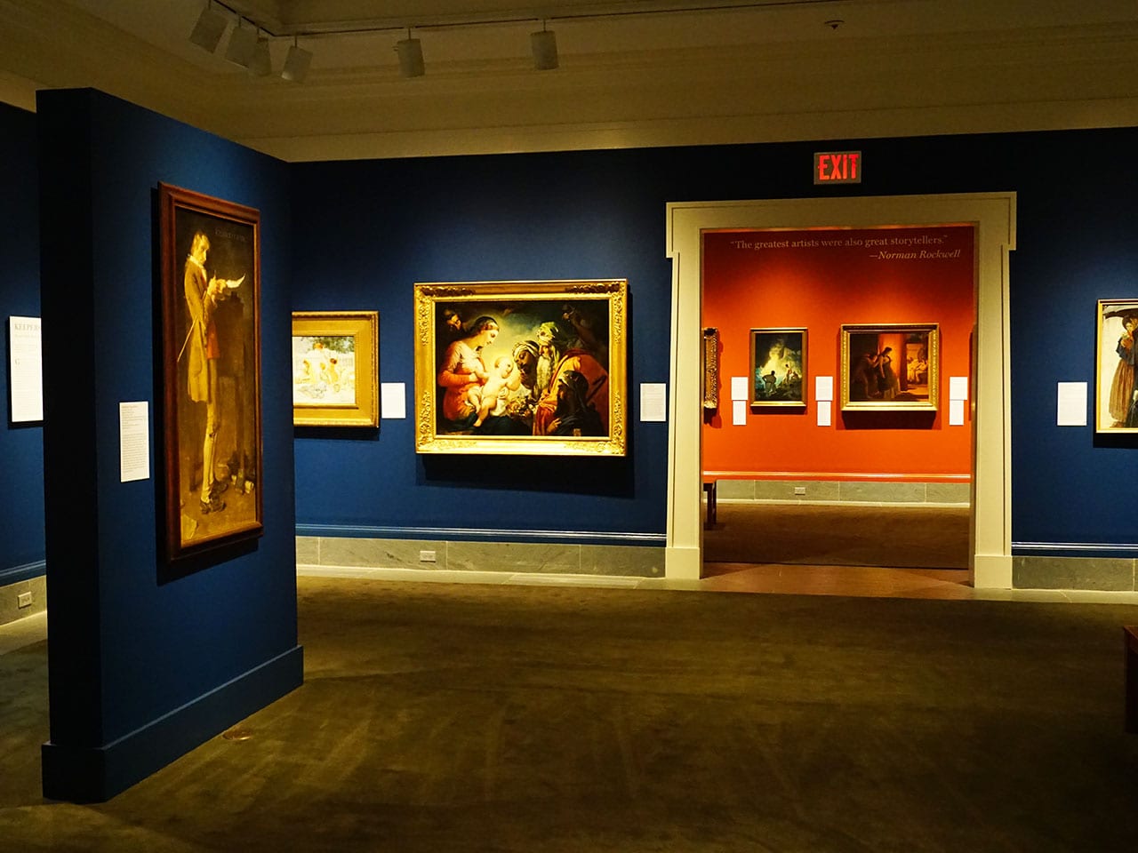 Visitare il Norman Rockwell Museum - Stockbridge, Massachusetts 10 visitare il Norman Rockwell Museum a Stockbridge le sale del museo