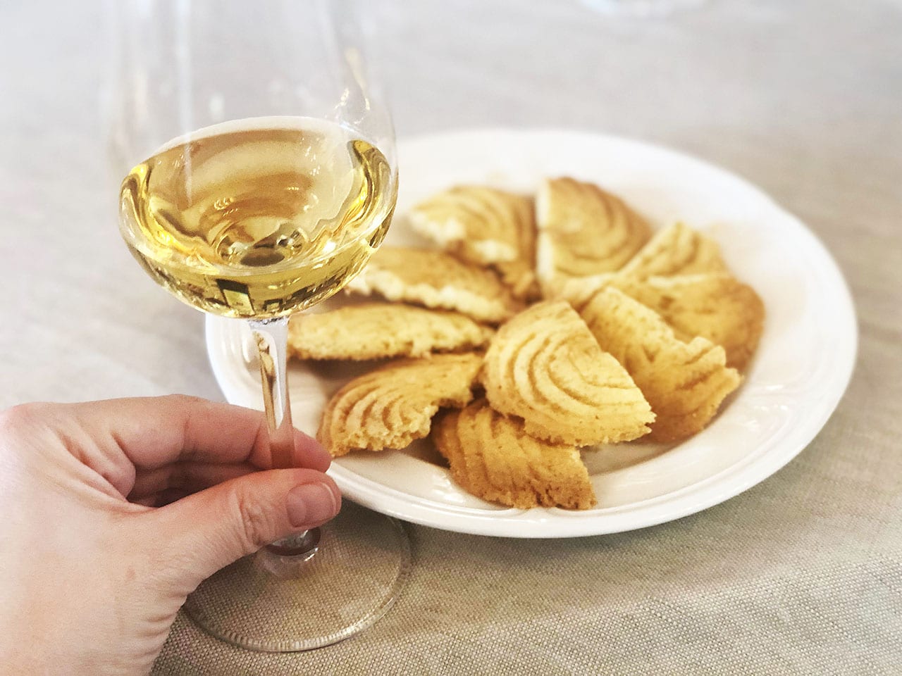 La Strada del Vino dei Colli Euganei 6 Biscotti e fior d'arancio come dessert