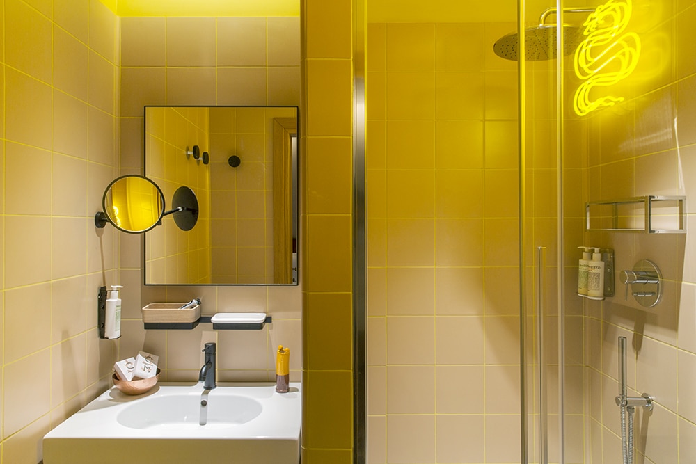 Condominio Monti: il boutique hotel vicino al Colosseo 6 Bagno camera Condominio Monti