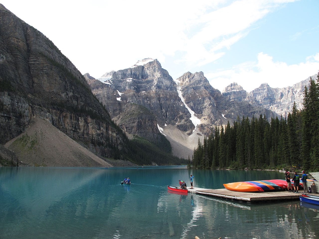 Dove fare un’escursione in canoa in Canada 5 Escursione in canoa in Canada al Lake Moraine
