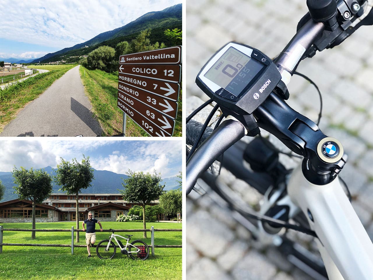 Dormire in Valtellina: La Fiorida agriturismo con Spa immerso nella natura 23 Escursione in bicicletta in Valtellina