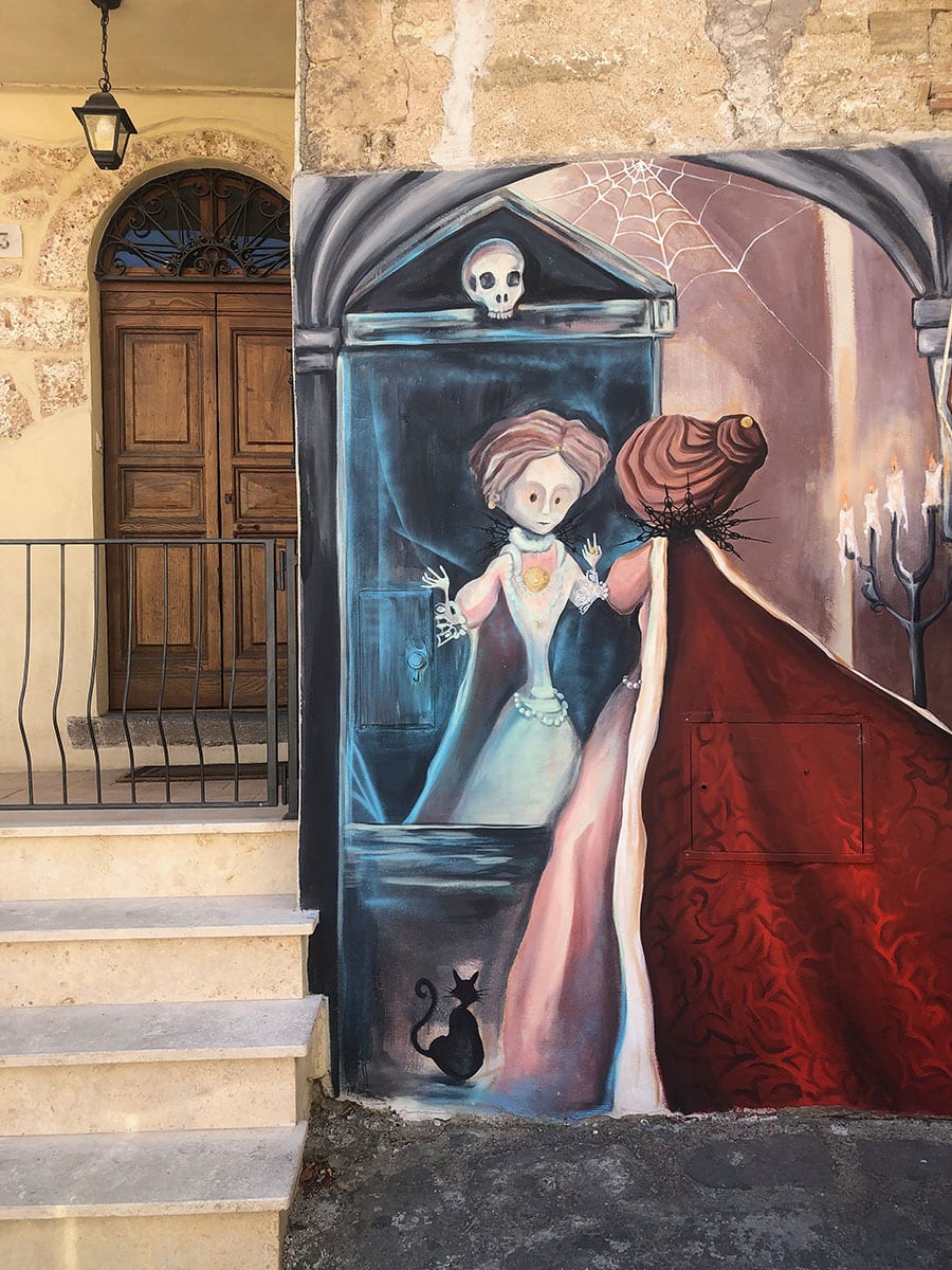 Visitare Sant’Angelo il paese delle fiabe 19 Murales delle fiabe Biancaneve
