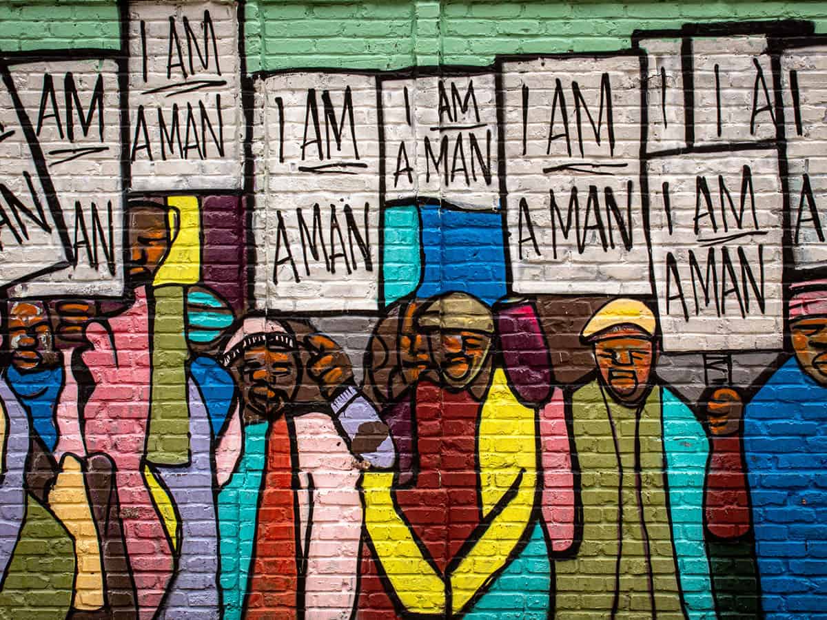 Cosa vedere a Memphis: guida alla città della musica 2 Murales Memphis diritti civili neri