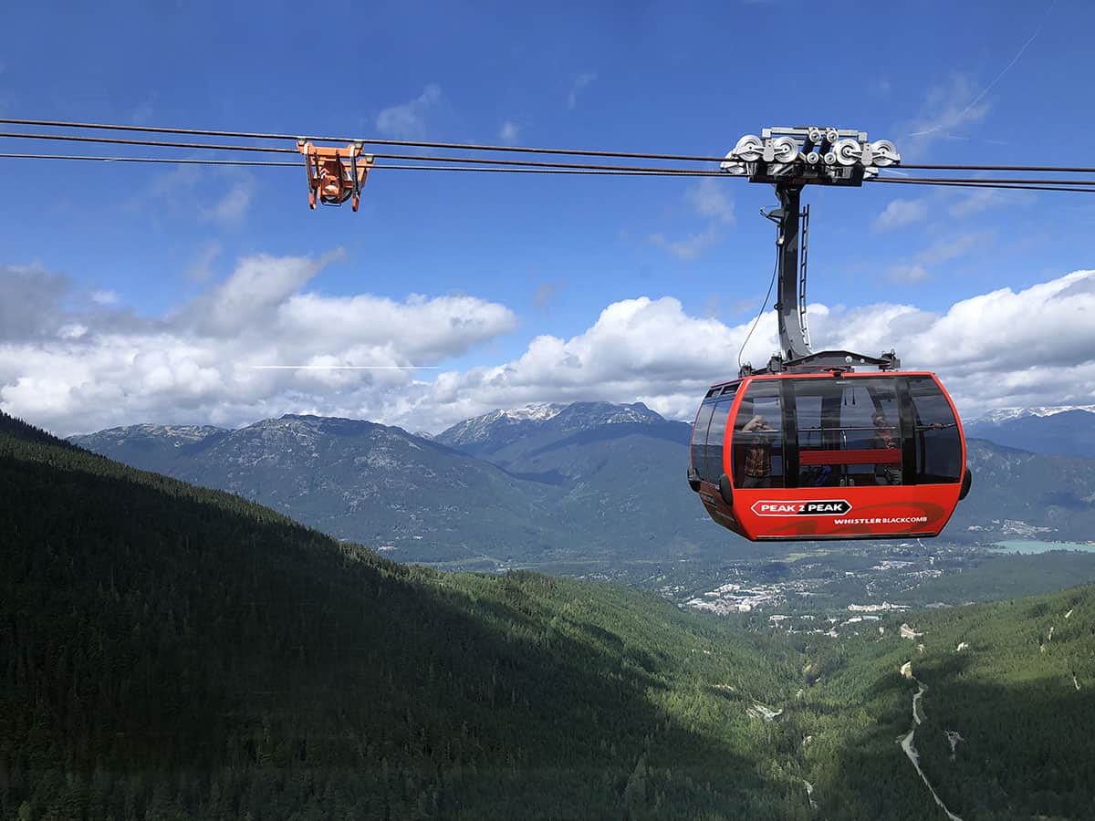 Cosa fare a Whistler, Canada: guida completa 4 Peak 2 peak Whistler
