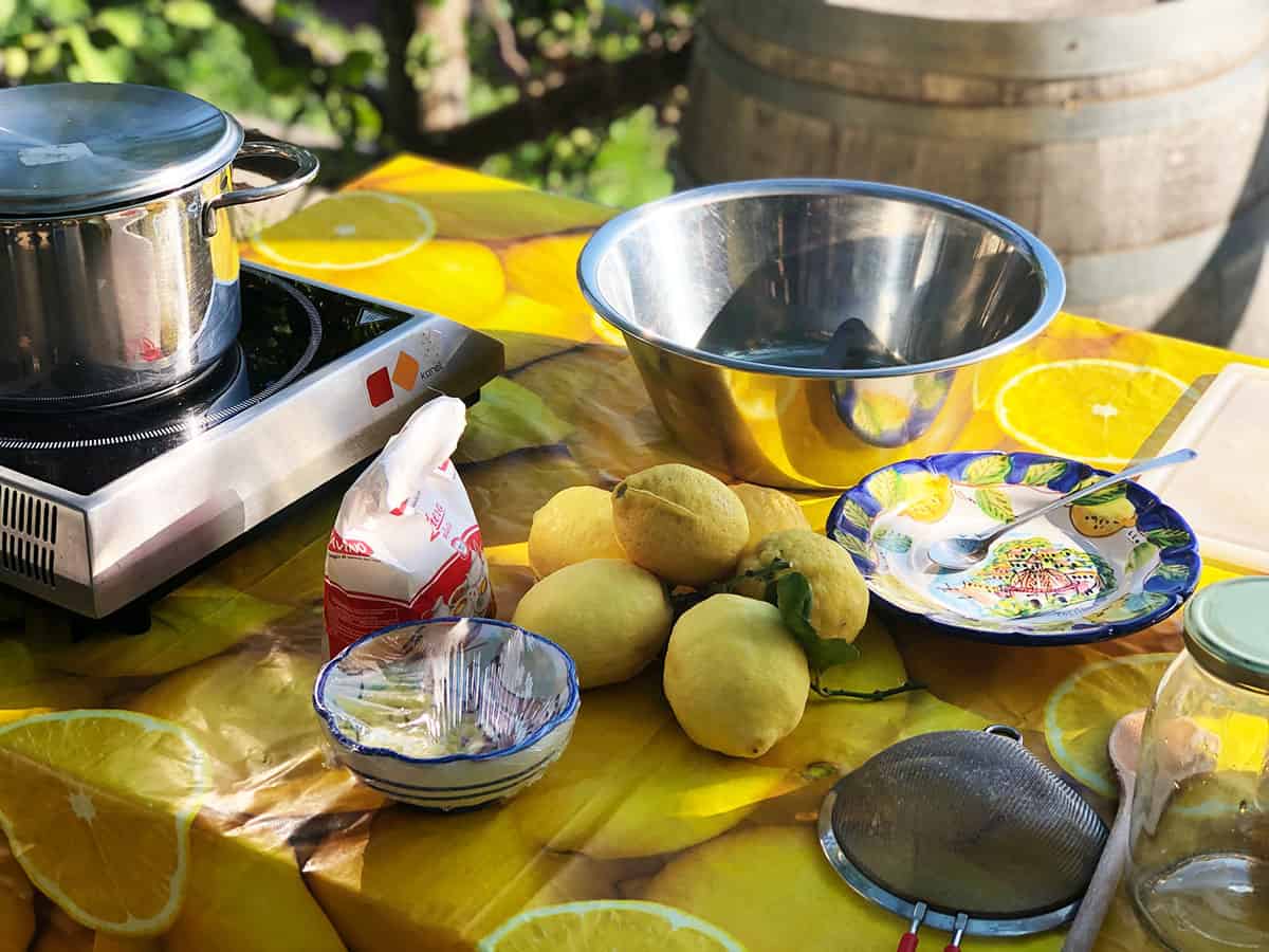 Come fare il limoncello: a lezione da Valentì a Positano 9 Ingredienti limoncello