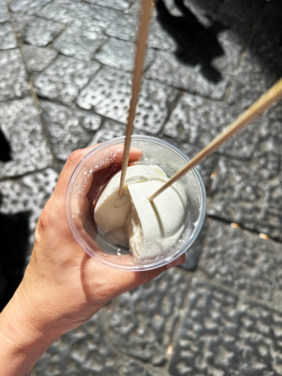 Dove mangiare a Napoli 66 Mozzarella asporto