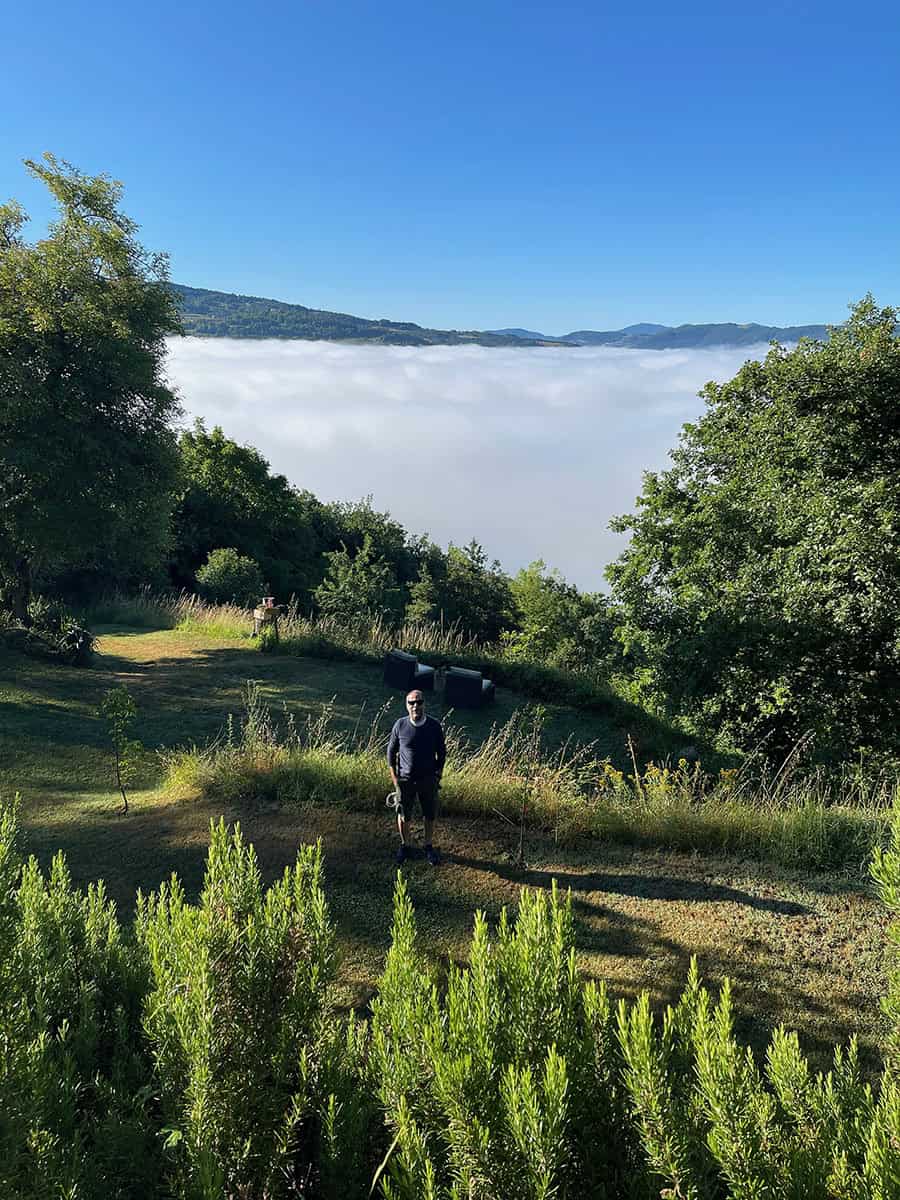 Gaia’s Spheres: dormire in una sfera, glamping in Piemonte 13 Panorama Langhe Piemonte