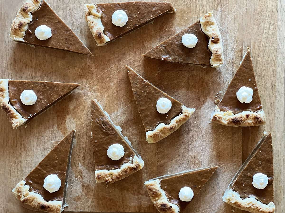 Sweet Potato Pie: la ricetta della torta di patate dolci americane 5 Fetta di torta americana
