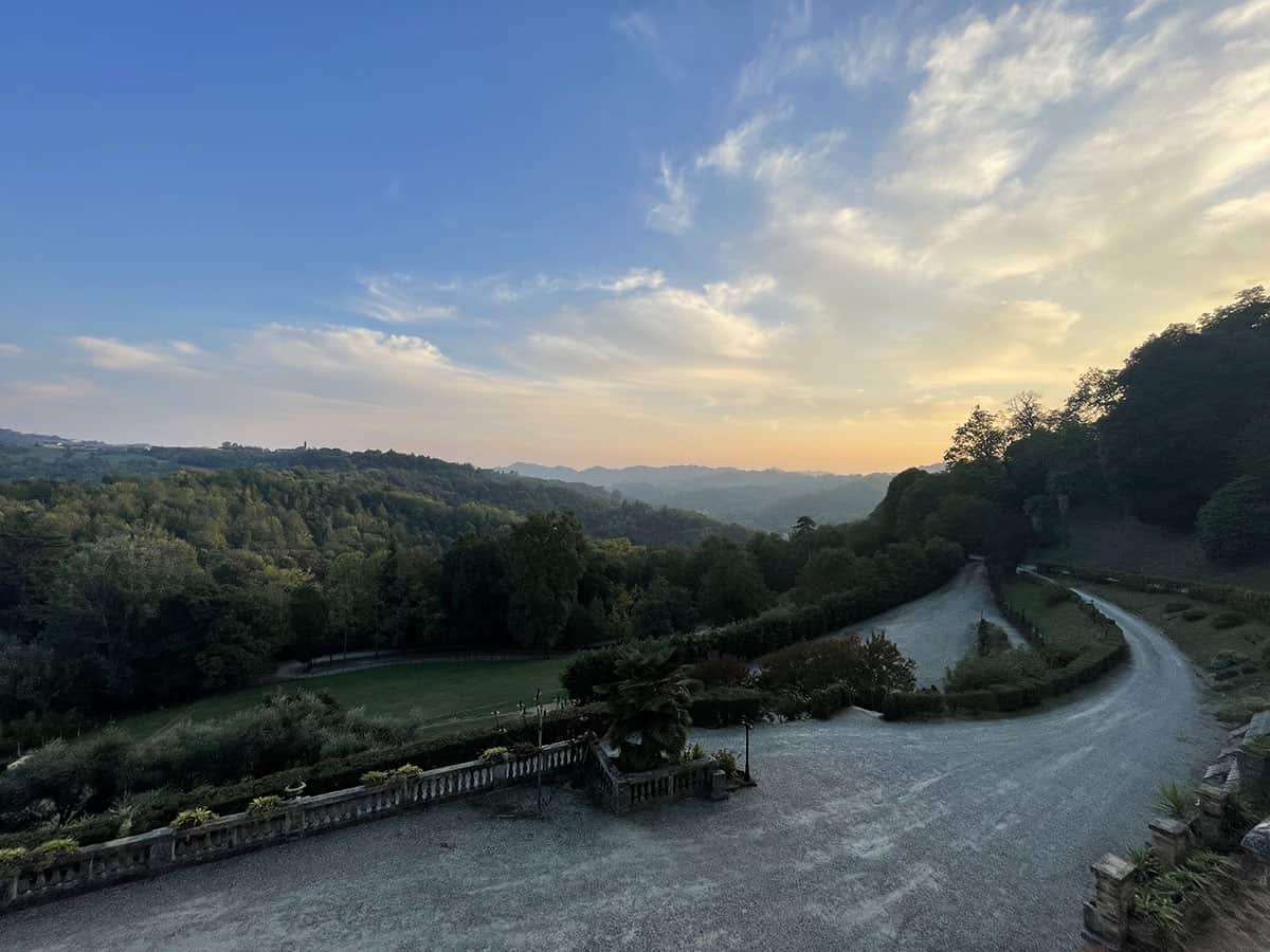 Agriturismo Parco del Grep: glamping nel Monferrato 56 Vista dal castello di Brusarco