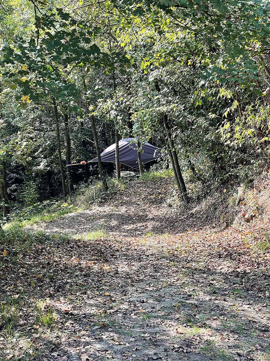 Agriturismo Parco del Grep: glamping nel Monferrato 8 Campeggio wild tenda sospesa