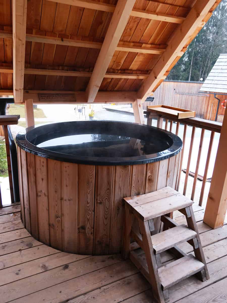 Ribno Glamping: dormire a Bled Slovenia 31 Hot tub Ribno Glamping