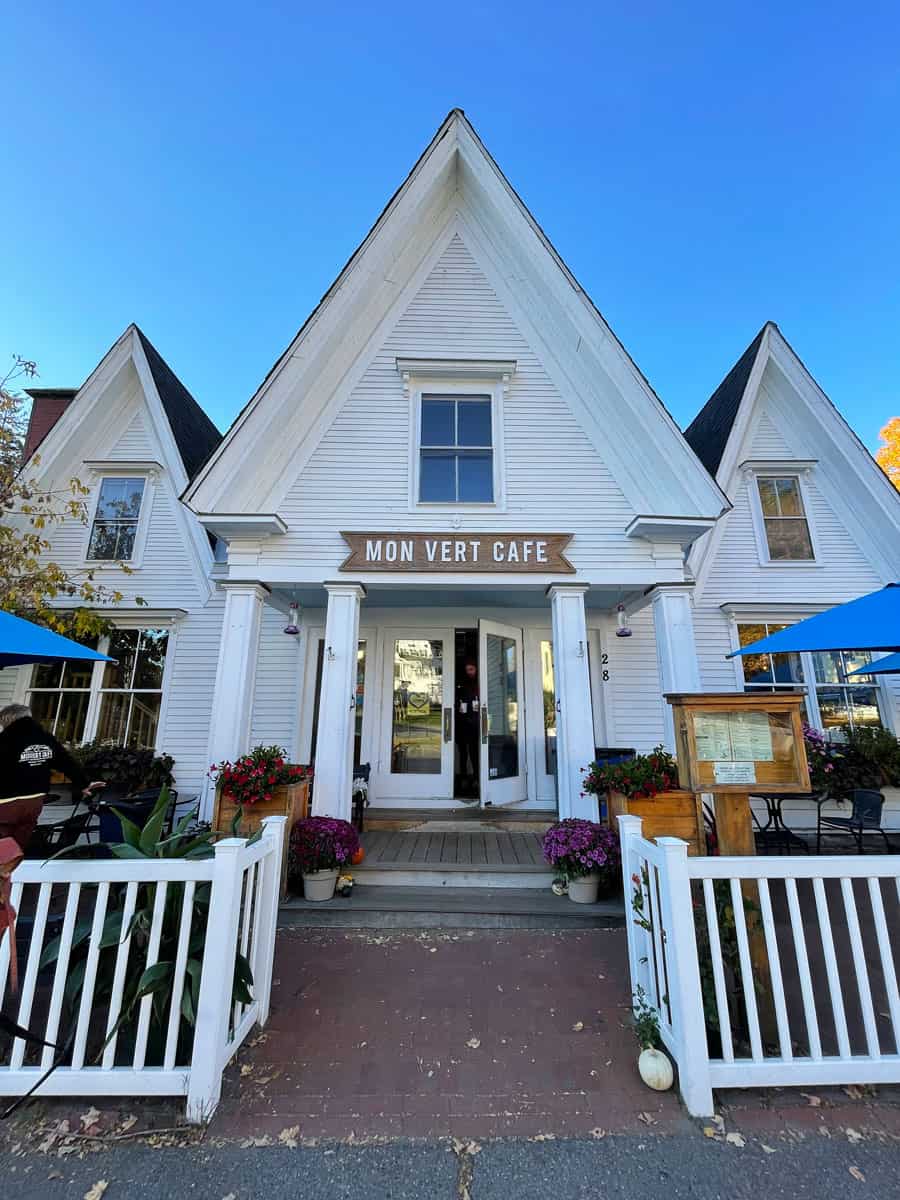 Cosa vedere a Woodstock Vermont 11 Mon vert Cafè Woodstock