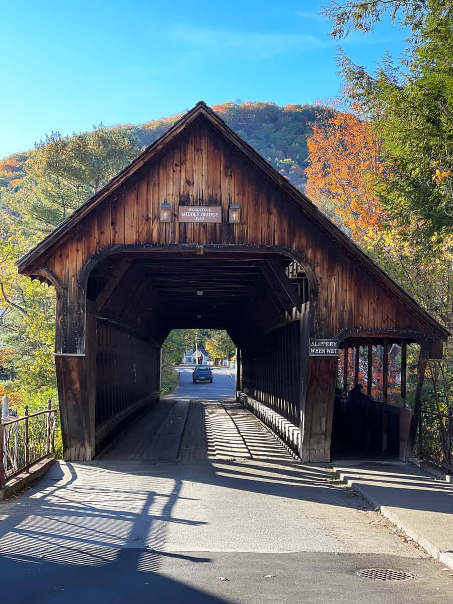 Cosa vedere a Woodstock Vermont 2 Ponti Coperti Woodstock Vermont