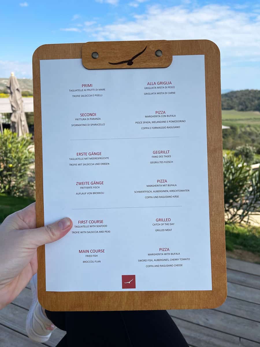 Adler Resort Sicilia: dormire vicino alla valle dei Templi 29 Menu pranzo Adler