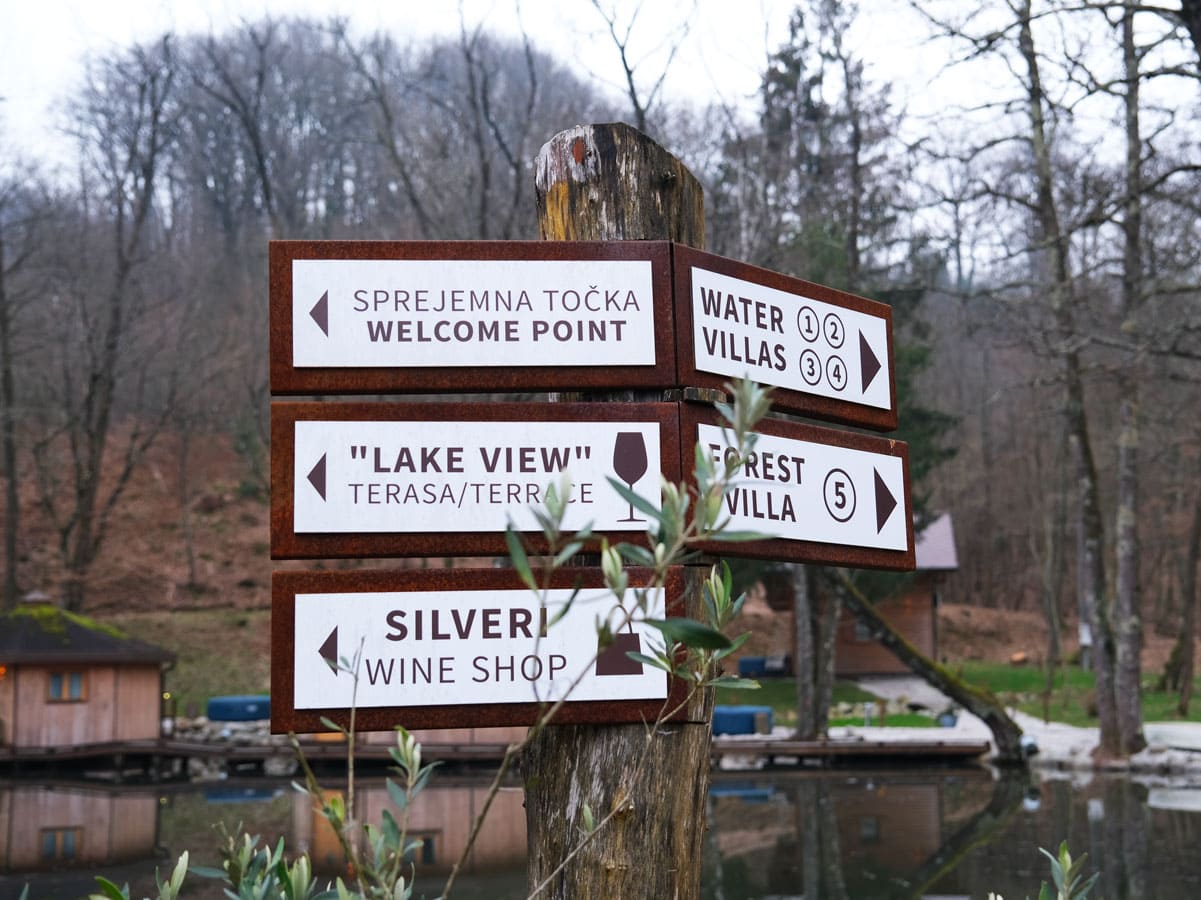 Pikol Lake Village: glamping galleggiante in Slovenia 57 Indicazioni Pikol lake village resort