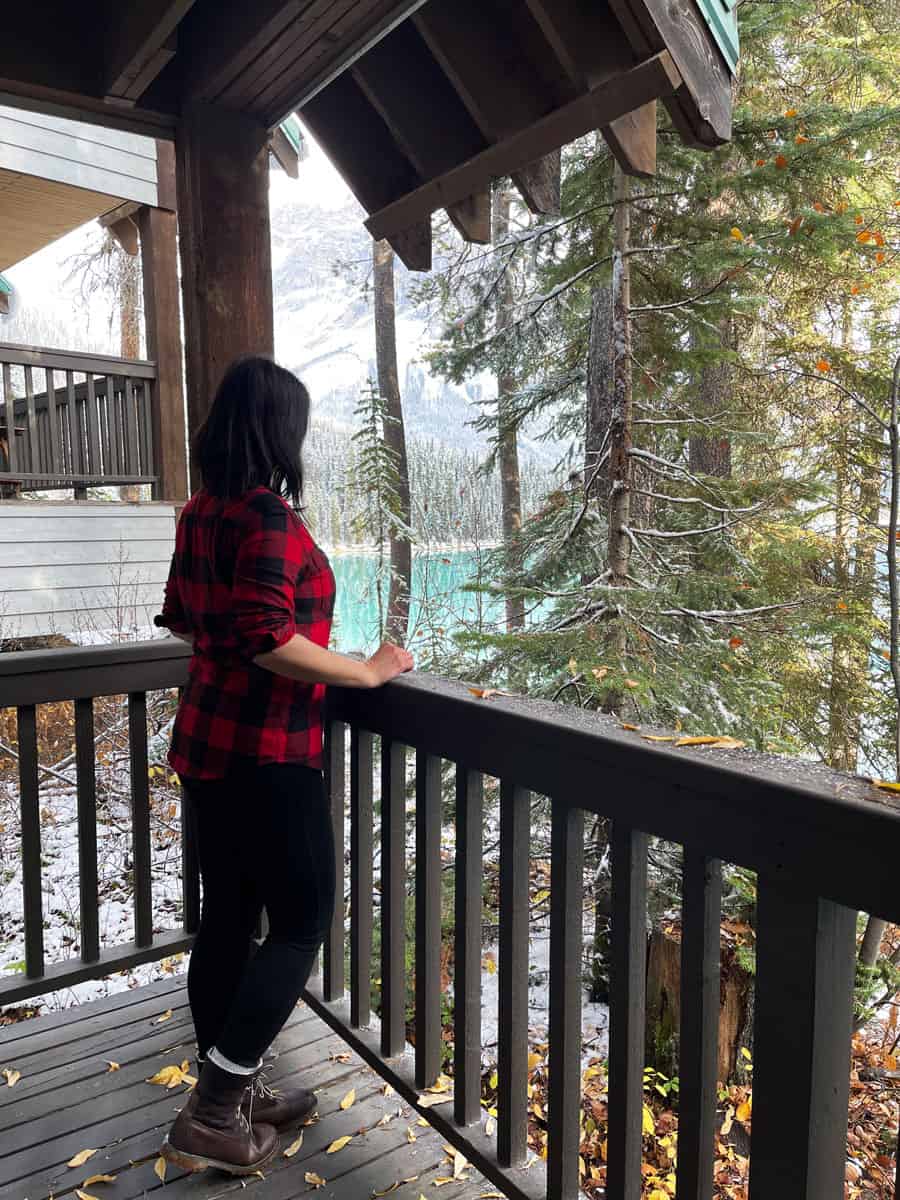 Emerald Lake Lodge: dormire allo Yoho National Park 23 Balcone camera