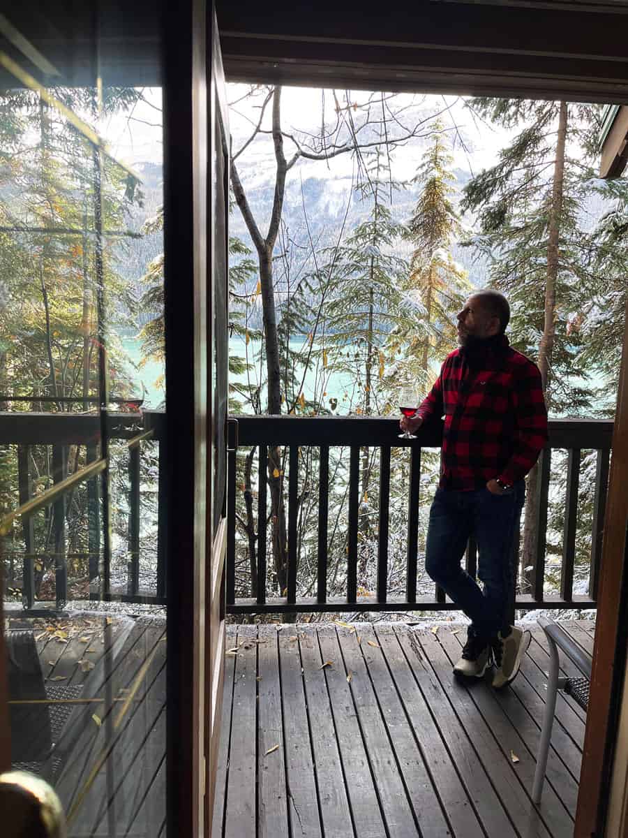 Emerald Lake Lodge: dormire allo Yoho National Park 24 Camera vista lago con balcone
