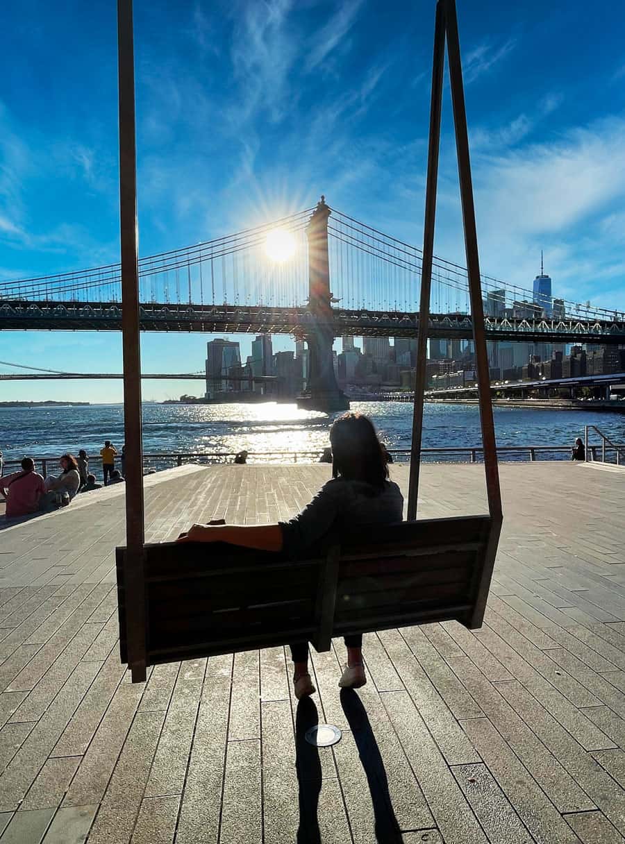New York cosa vedere in 5 giorni: itinerario completo 20 Altalene New York Pier 35