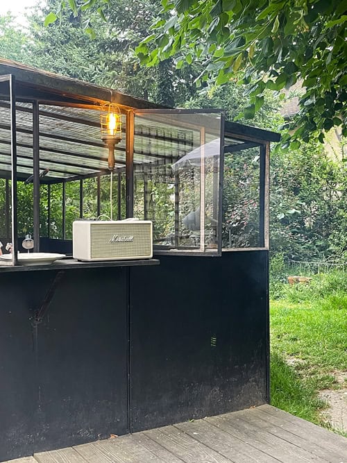 Epicerie du Pape: Dormire vicino a Rouen in una cabane in Normandia 17 Veranda Epicerie du Pape
