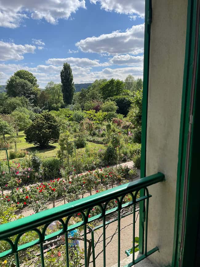 Visitare la Casa di Monet e i giardini a Giverny 38 Vista sui giardini casa di Monet