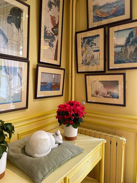 Visitare la Casa di Monet e i giardini a Giverny 23 Dettaglio sala da pranzo Monet