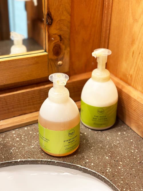 Mount Engadine Lodge: dormire in uno dei 5 hotel top in Canada 20 Prodotti ecosostenibili bagno