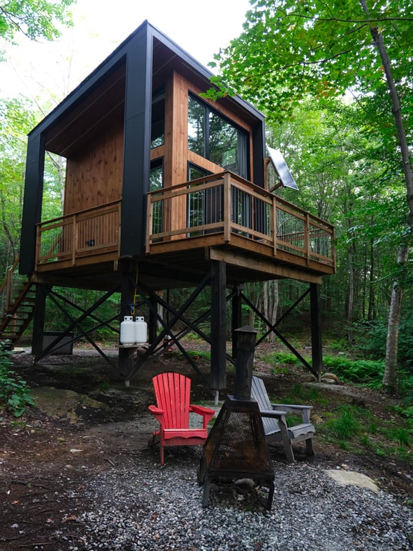 Lao Cabines: dormire nella natura a Sud di Montreal 3 cabin nella foresta