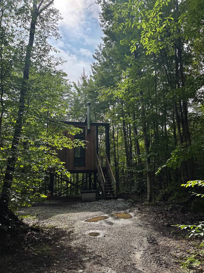 Lao Cabines: dormire nella natura a Sud di Montreal 20 Alloggi insoliti Canada