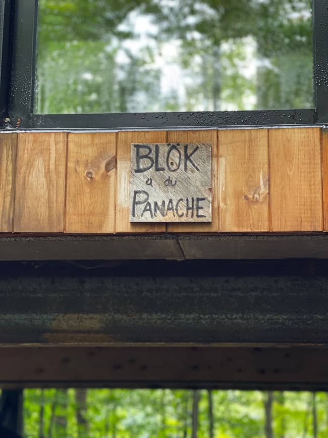 Lao Cabines: dormire nella natura a Sud di Montreal 36 Block du panache