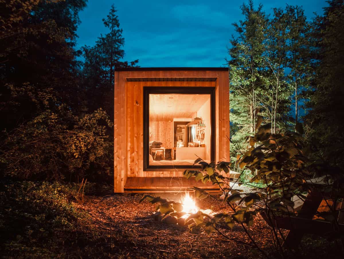 Repere Boreal: dormire in uno degli alloggi insoliti più belli del Quebec 27 Alloggio container