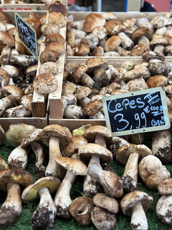 Dove mangiare a Nizza: week end in Costa Azzurra alla scoperta della cucina nizzarda 47 Funghi al mercato di Nizza