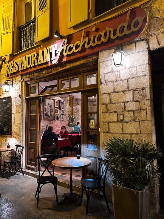 Dove mangiare a Nizza: week end in Costa Azzurra alla scoperta della cucina nizzarda 2 Ristorante Acchiardo Nizza