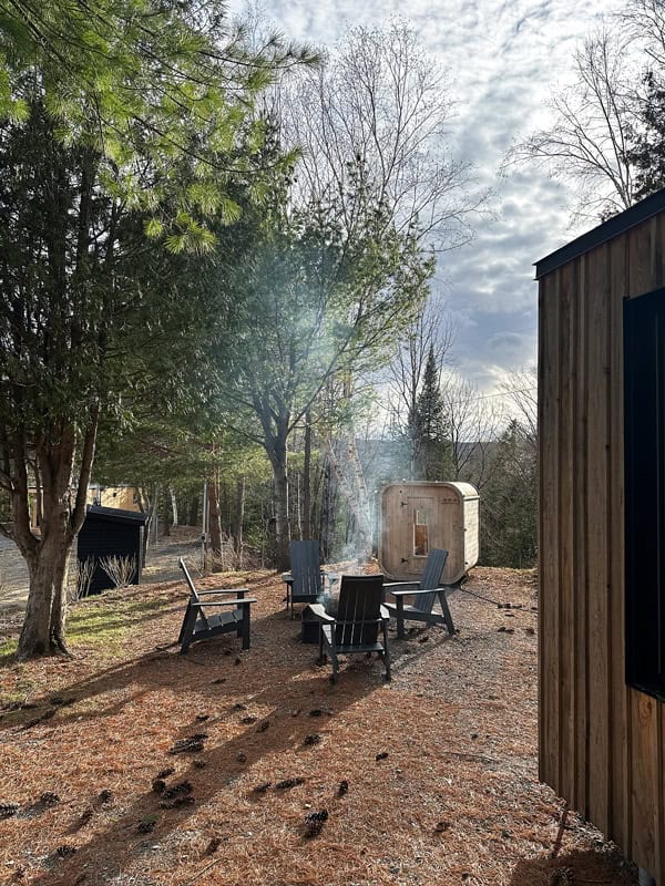 Dormire al Parc National de la Mauricie: Nature Nature alloggio Insolito ed Ecosostenibile in Québec 7 Alloggio insolito con Sauna