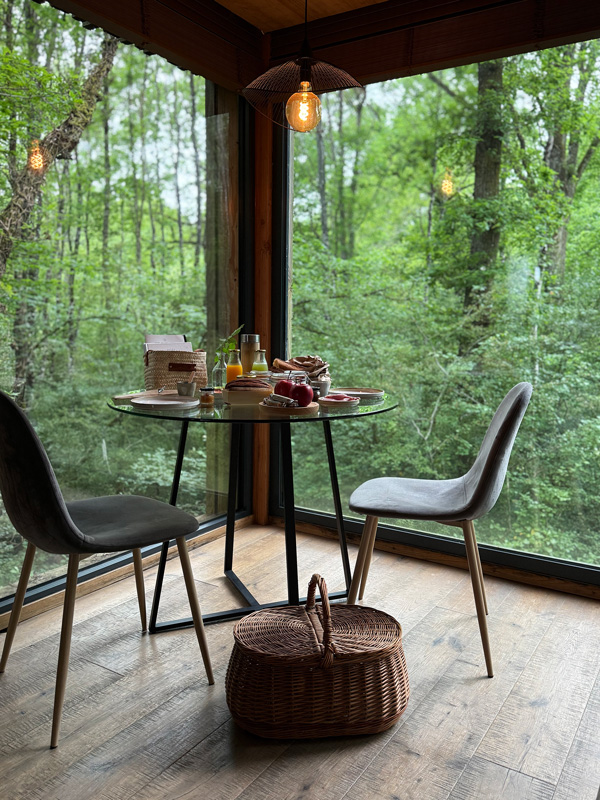 Loire Valley Lodges: dormire in uno dei 30 alloggi più romantici al mondo 17 Colazione con vista