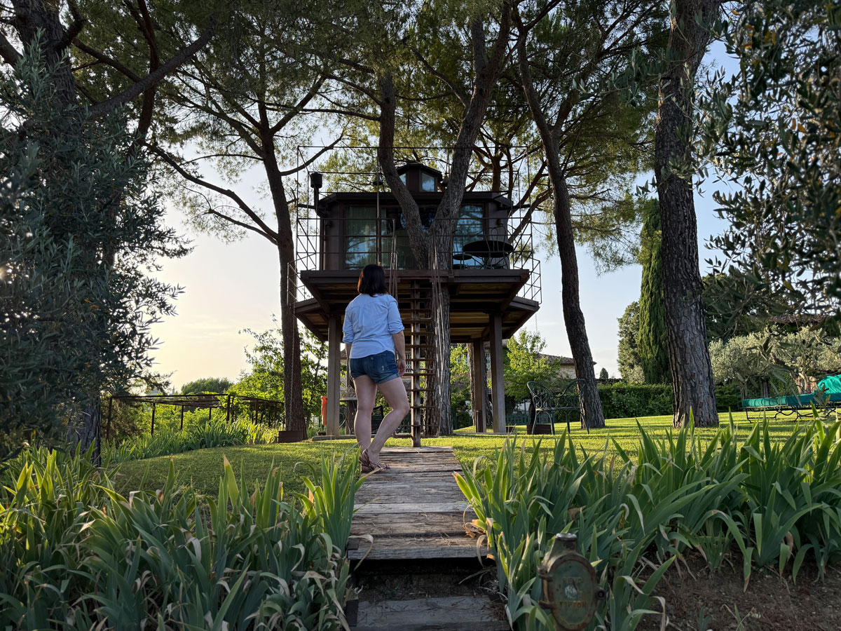 Casa Barthel: dormire vicino Firenze nella casa sull'albero più romantica d'Italia 11 Glamping Toscana